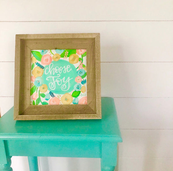 Art print: Choose Joy Floral