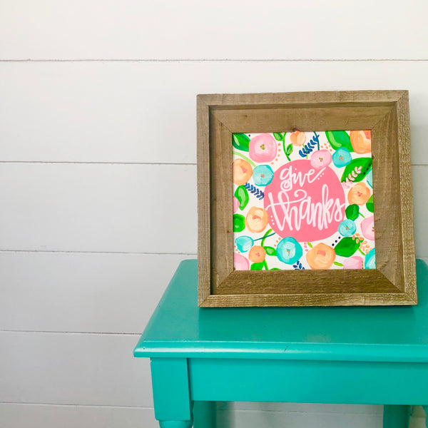 Art print: Give Thanks