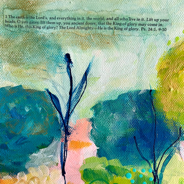Seeds of Hope: Dreamscapes Collection 12x12 inch original canvas art