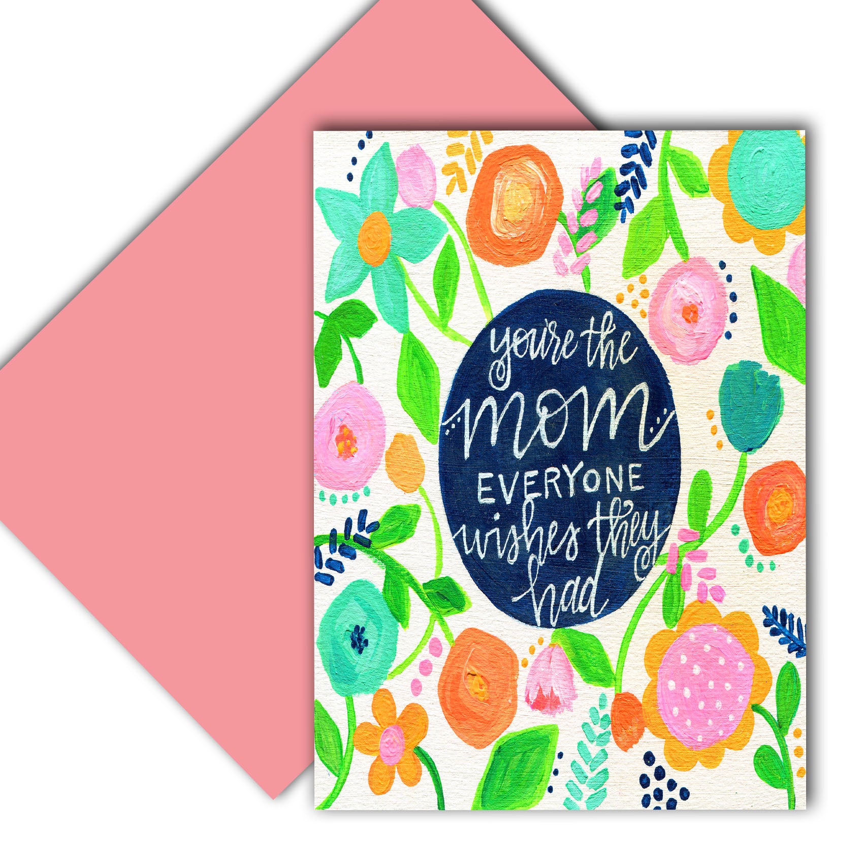 Mother's Day Floral Note card