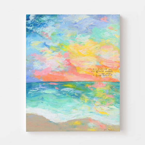 Abstract Sunset Art Print: "Amazing Grace"