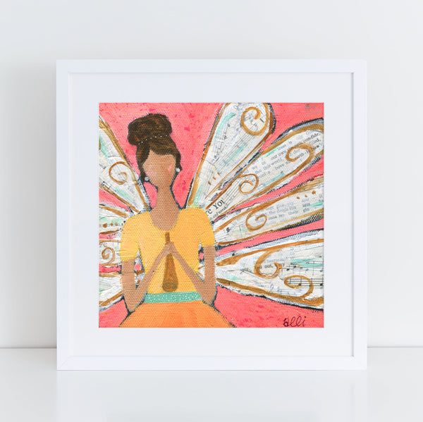 "Let's Get This Party Started" Broken Worship Angel Art print