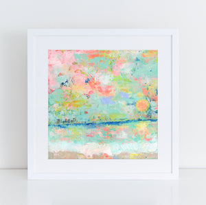 Abstract Sunset Art Print: "Blessed Part 2"