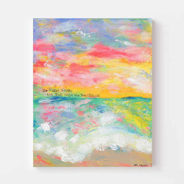 Abstract Sunset Art Print: Glory is All Around