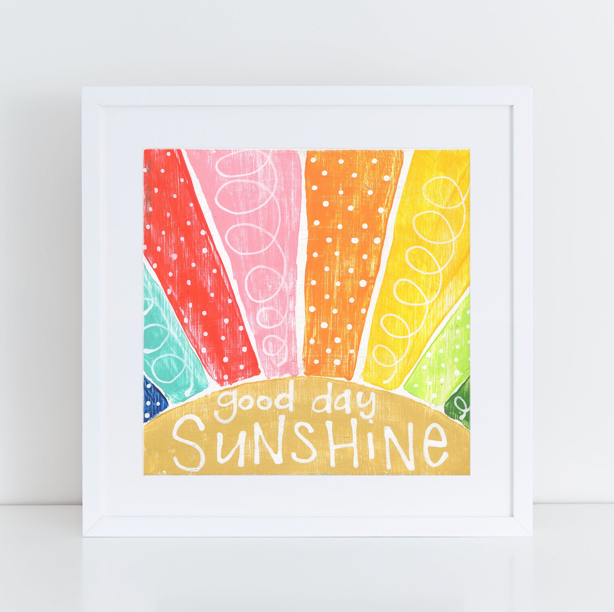 Art Print Good Day Sunshine Doodle Sunshine