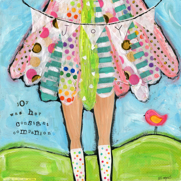 Be Joyful Brave Girl art print