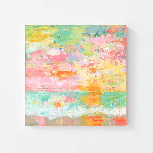 Abstract Sunset Art Print: "Joy"