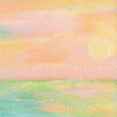 Original Abstract Sunset Painting: "Standing on the Promises" 11x14 inches