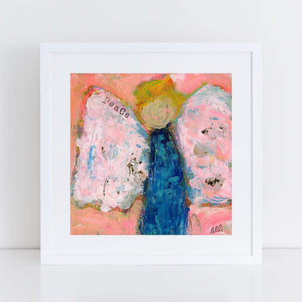 Abstract Angel Art Print: "Peace"
