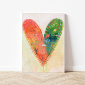Large Trippy Drippy Heart - Inside Out Heart Series